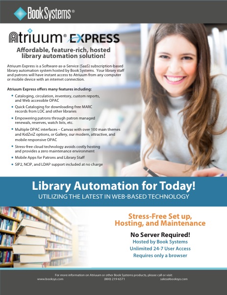 Atriuum Express SaaS brochure