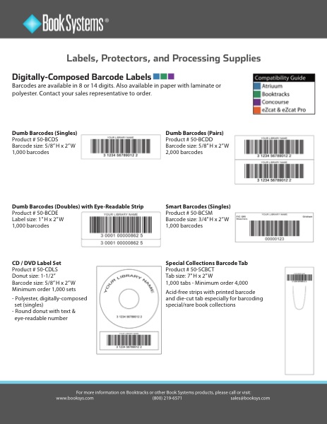 Labels & Supplies brochure