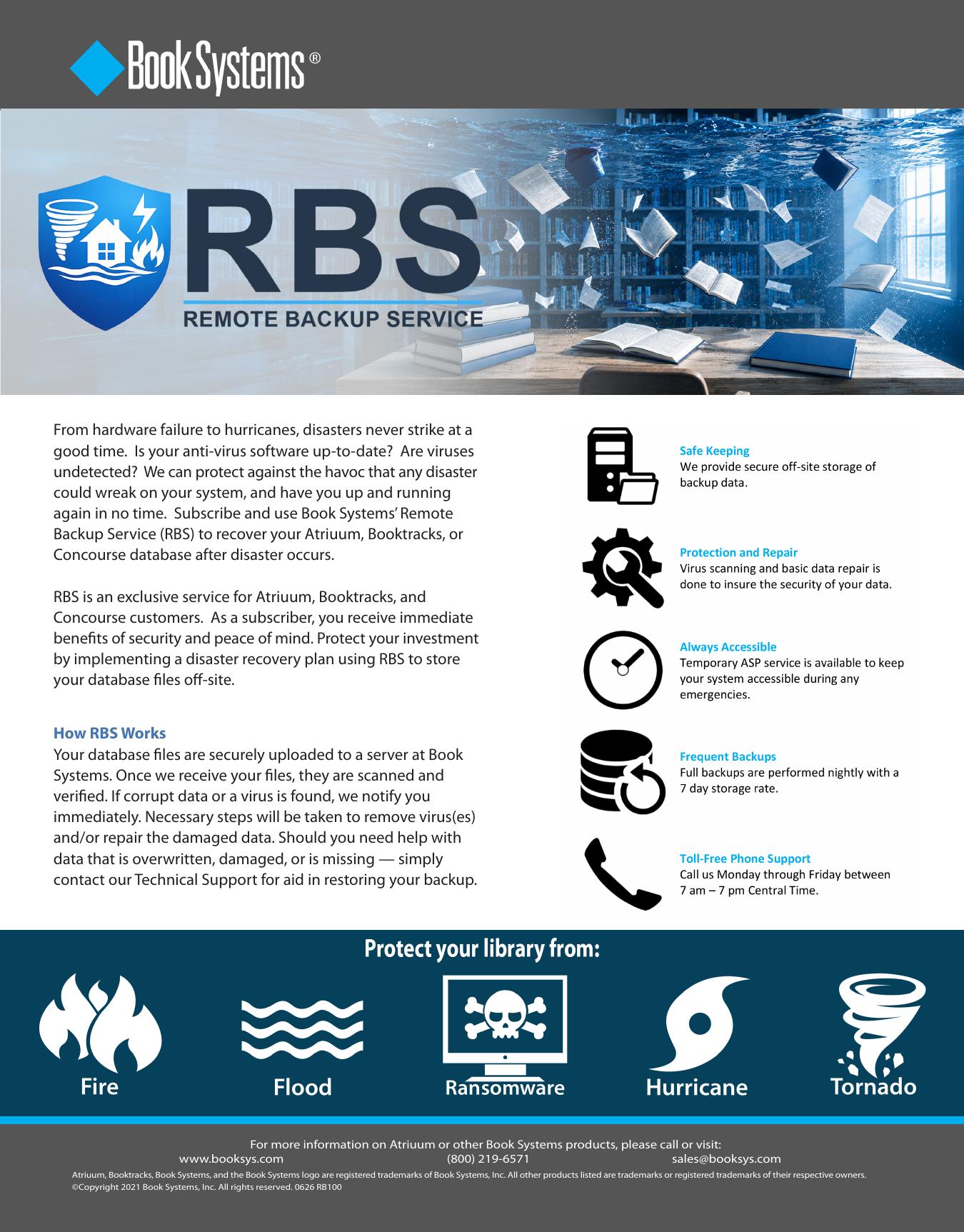 Remote Backup Service brochure