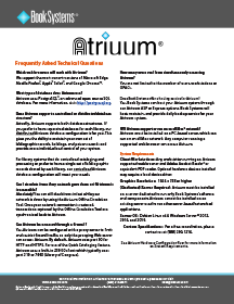 Atriuum FAQs