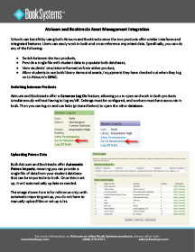 Booktracks Integration with Atriuum Flier