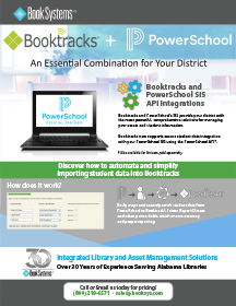 Booktracks and PowerSchool Flier