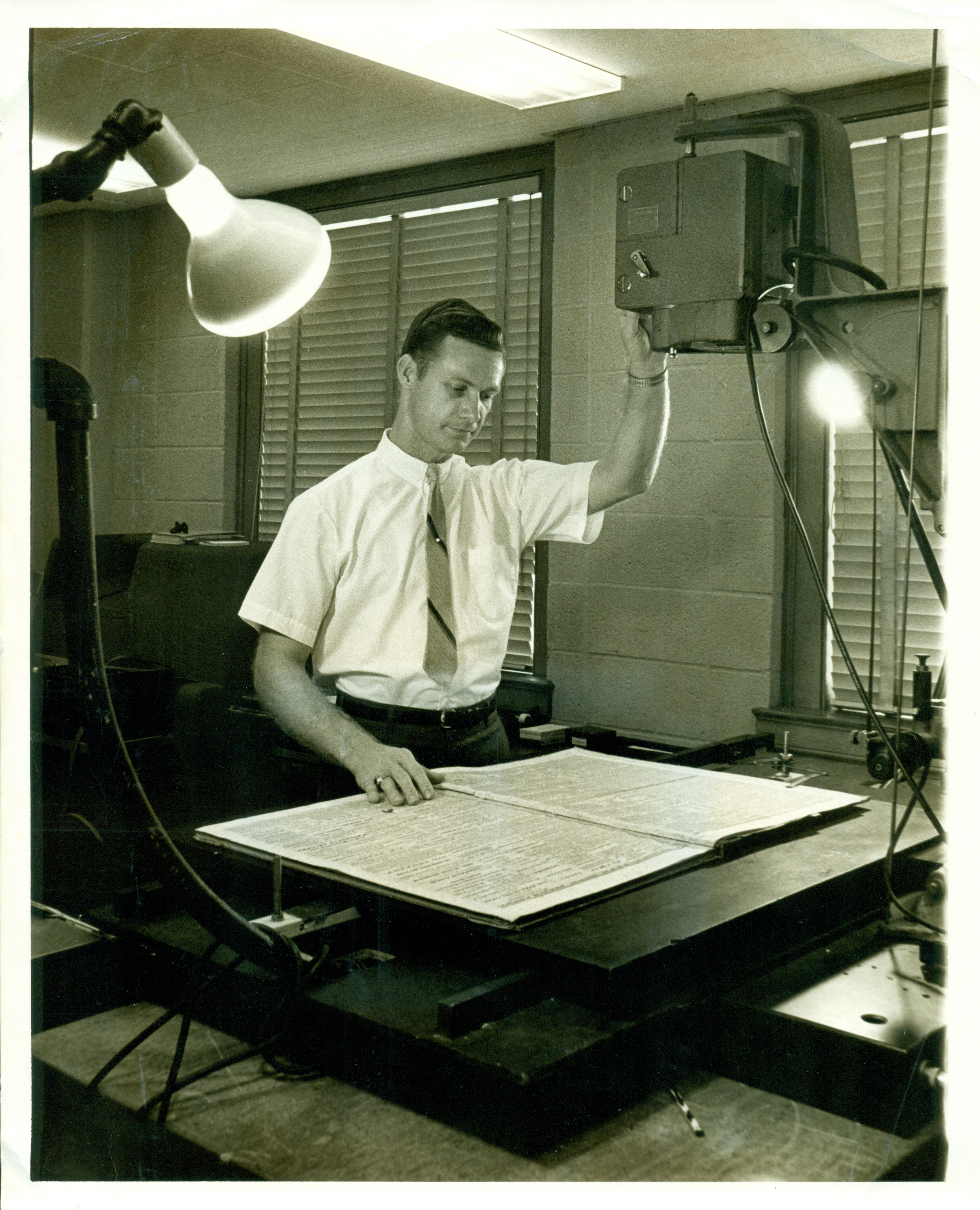 Bill Jones in Library